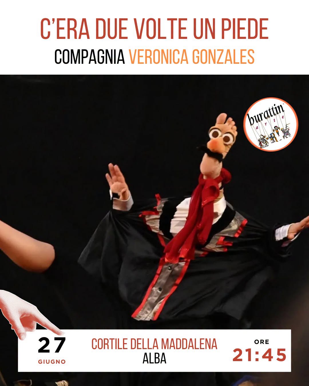 Spettacolo "C'ERA DUE VOLTE UN PIEDE" con Veronica Gonzales