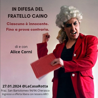 Spettacolo teatrale: in difesa del fratello Caino