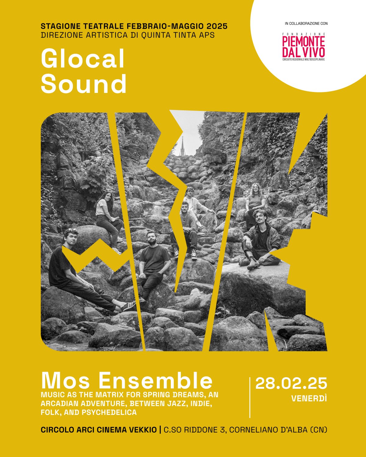 PIETRA TONALE | MOS ENSEMBLE | Progetto GLOCAL SOUND | Stagione Teatrale febbraio-maggio in collaborazione con la Fondazione Piemonte dal Vivo