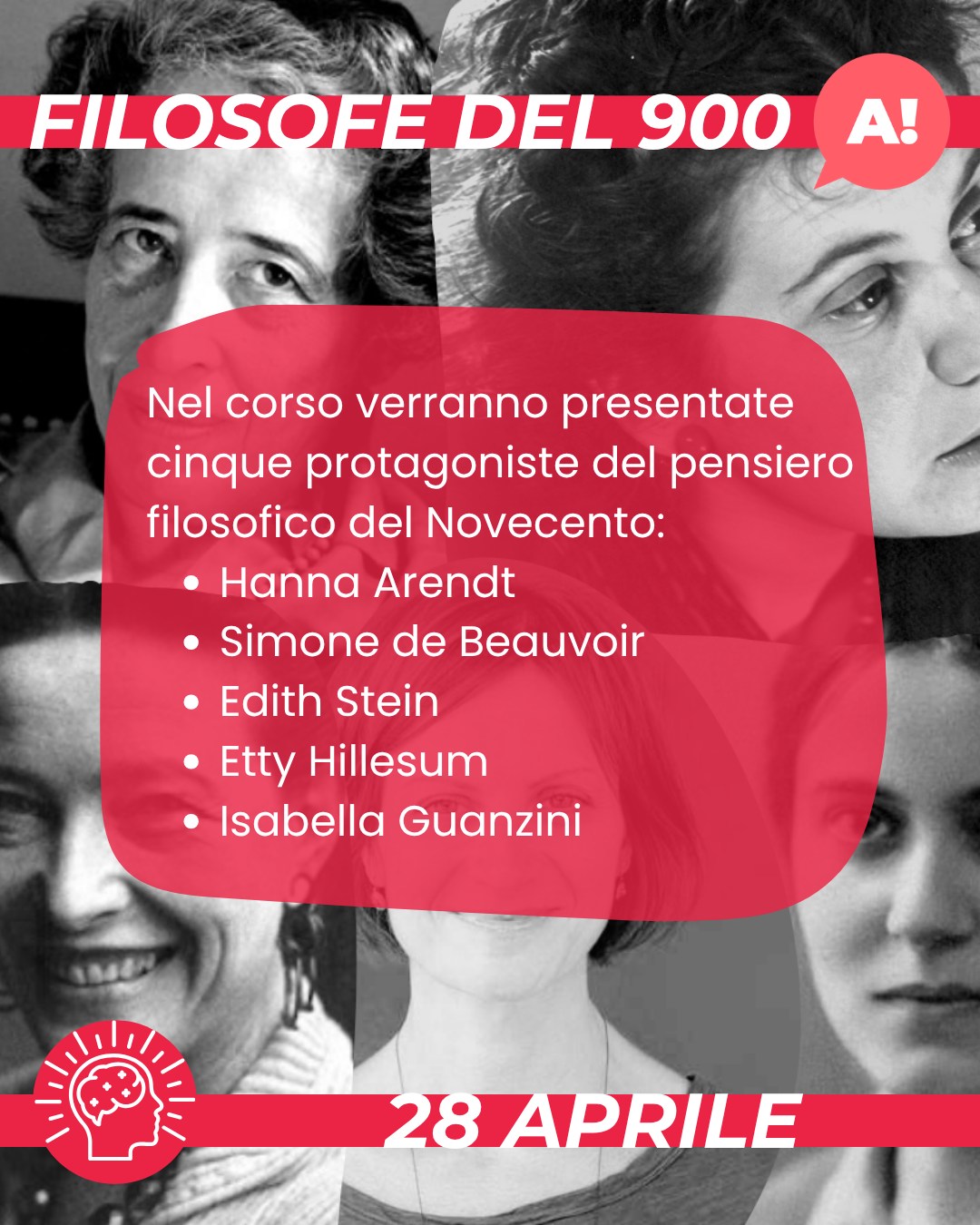 LE DONNE PROTAGONISTE DELLA FILOSOFIA DEL ‘900