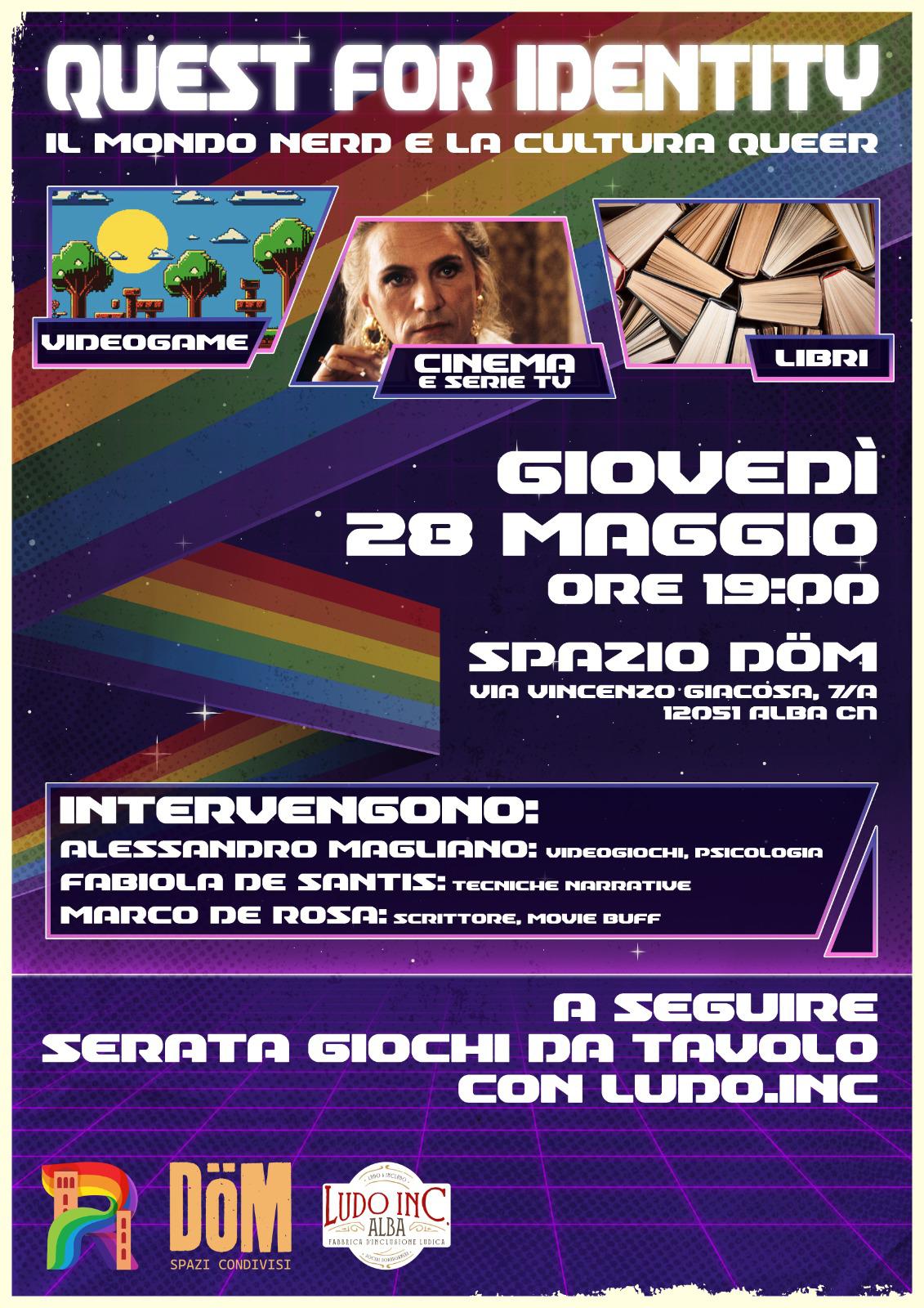 QUEST FOR IDENTITY . Il Mondo Nerd e la Cultura Queer
