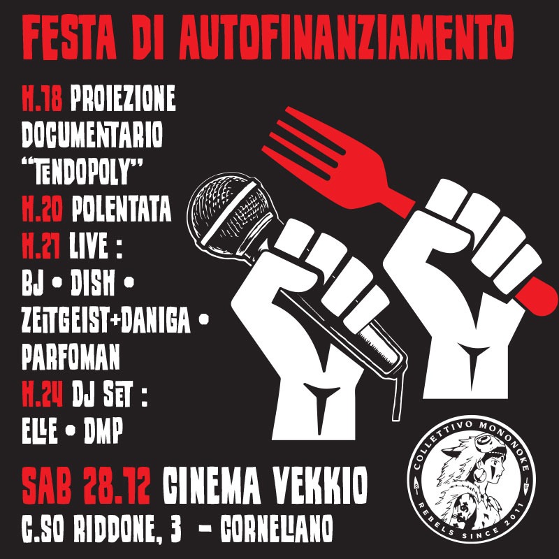 Festa di autofinanziamento Collettivo Mononoke