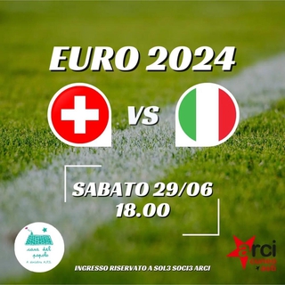 Proiezione partita SVIZZERA - ITALIA | Cena | Live Niccolò Bosio