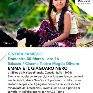 Proiezione del film "EMMA E IL GIAGUARO NERO" | Cinema Famiglie | Green Days Festival  