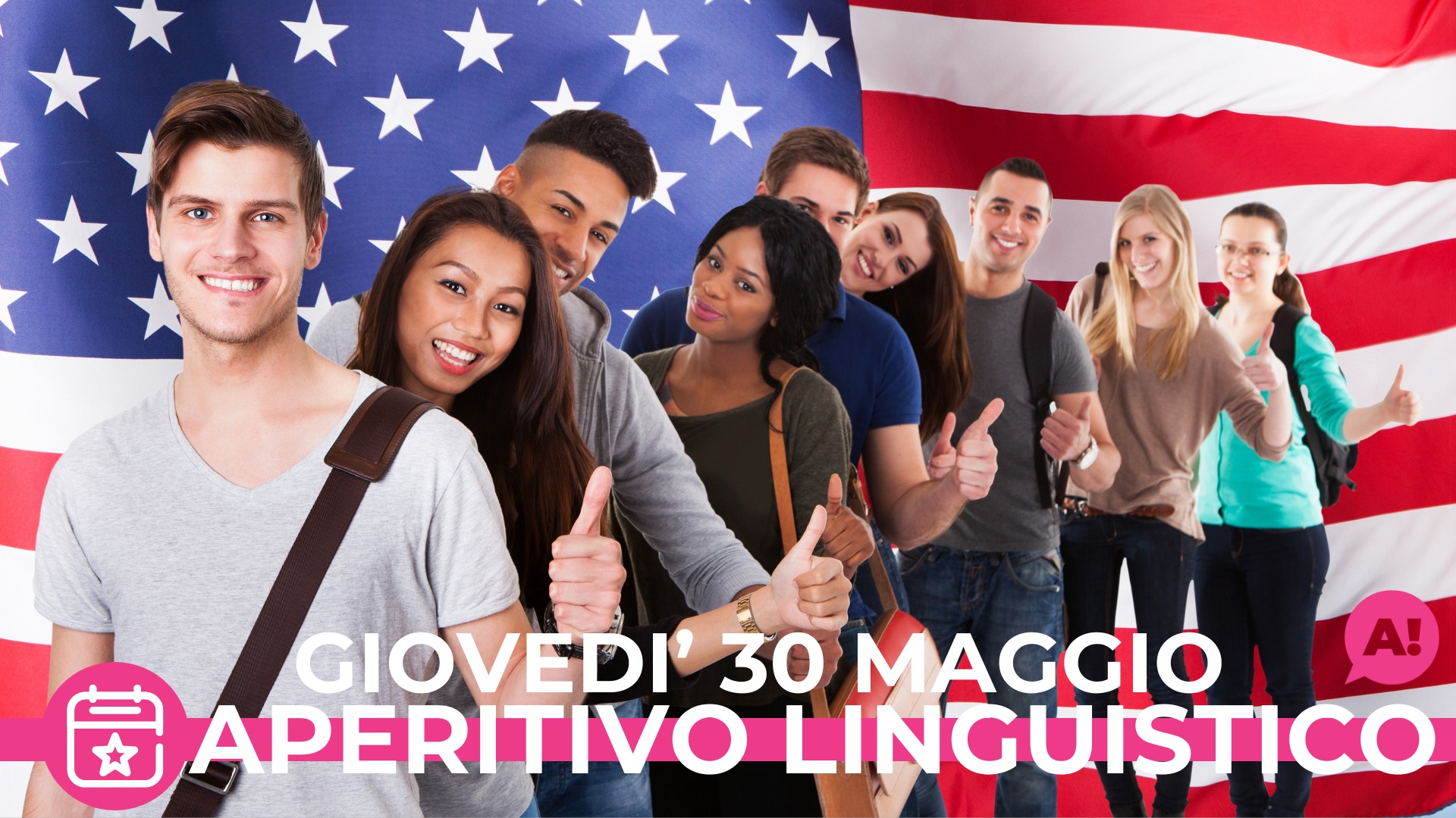 Aperitivo linguistico in inglese con docente madrelingua