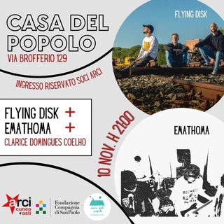 LIVE FLYING DISK + EMATHOMA + CLARICE DOMINGUES COELHO