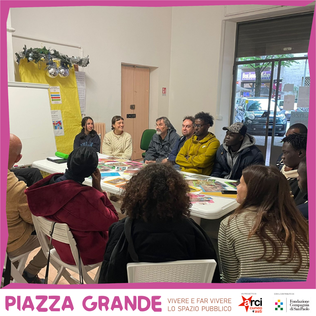 Progetto "PIAZZA GRANDE" sostenuto da Fondazione Compagnia di San Paolo