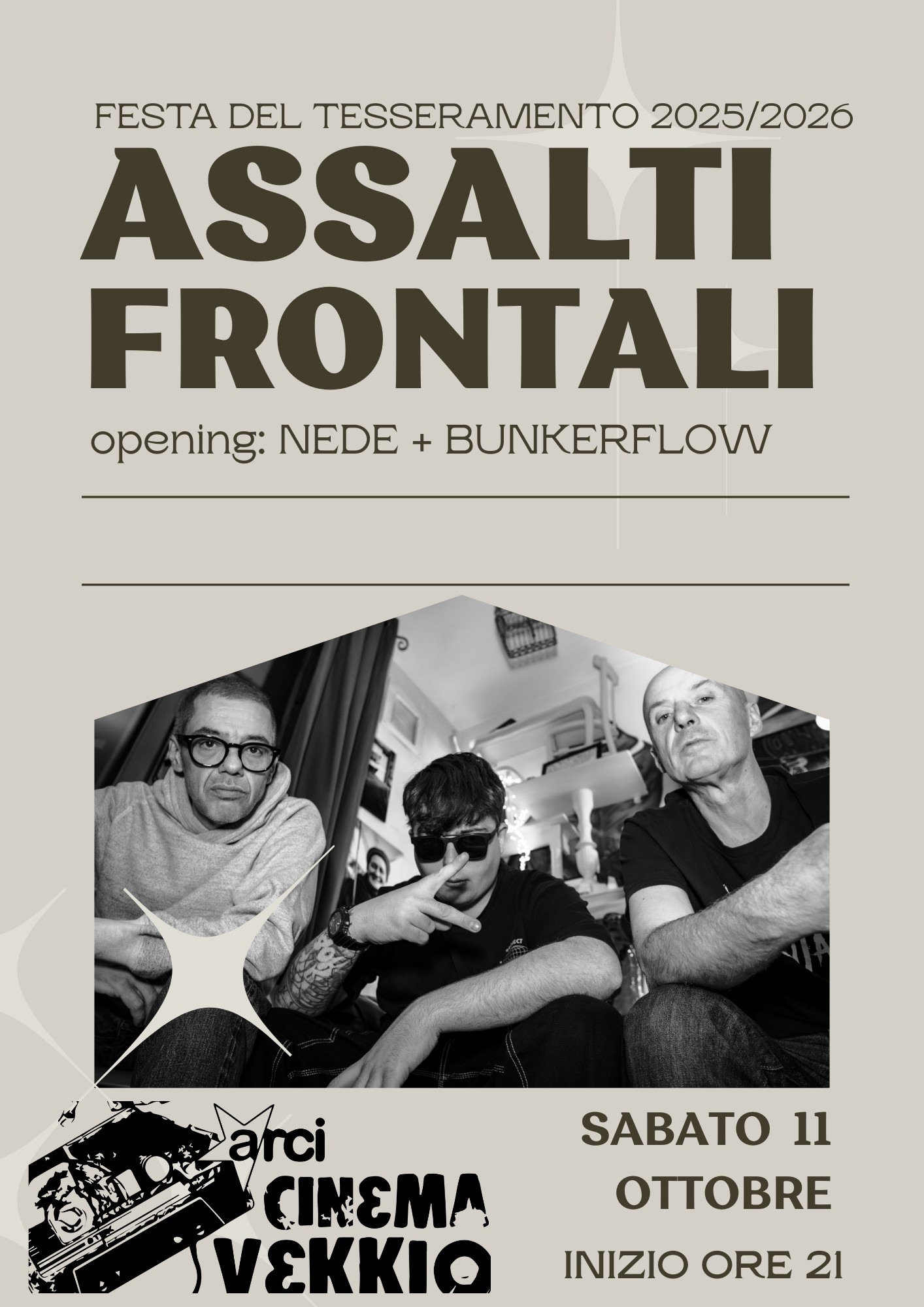 Festa del Tesseramento - Concerto ASSALTI FRONTALI