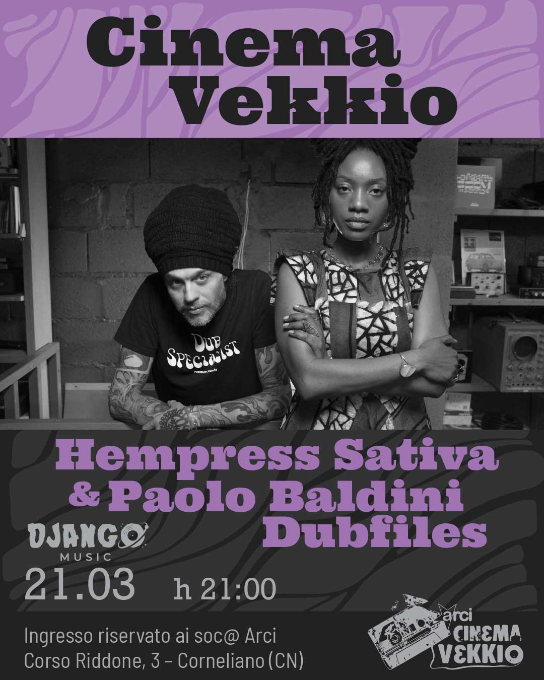 Live HEMPRESS SATIVA & PAOLO BALDINI DUBFILES