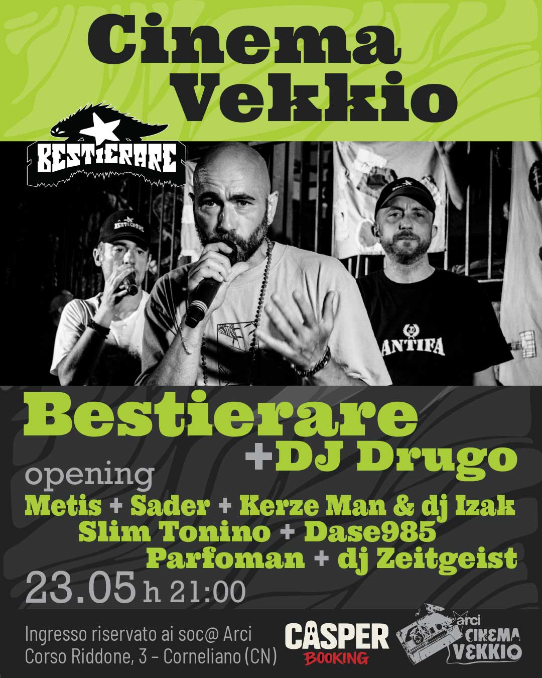 BESTIERARE + DJ DRUGO e vari ospiti live al CVK