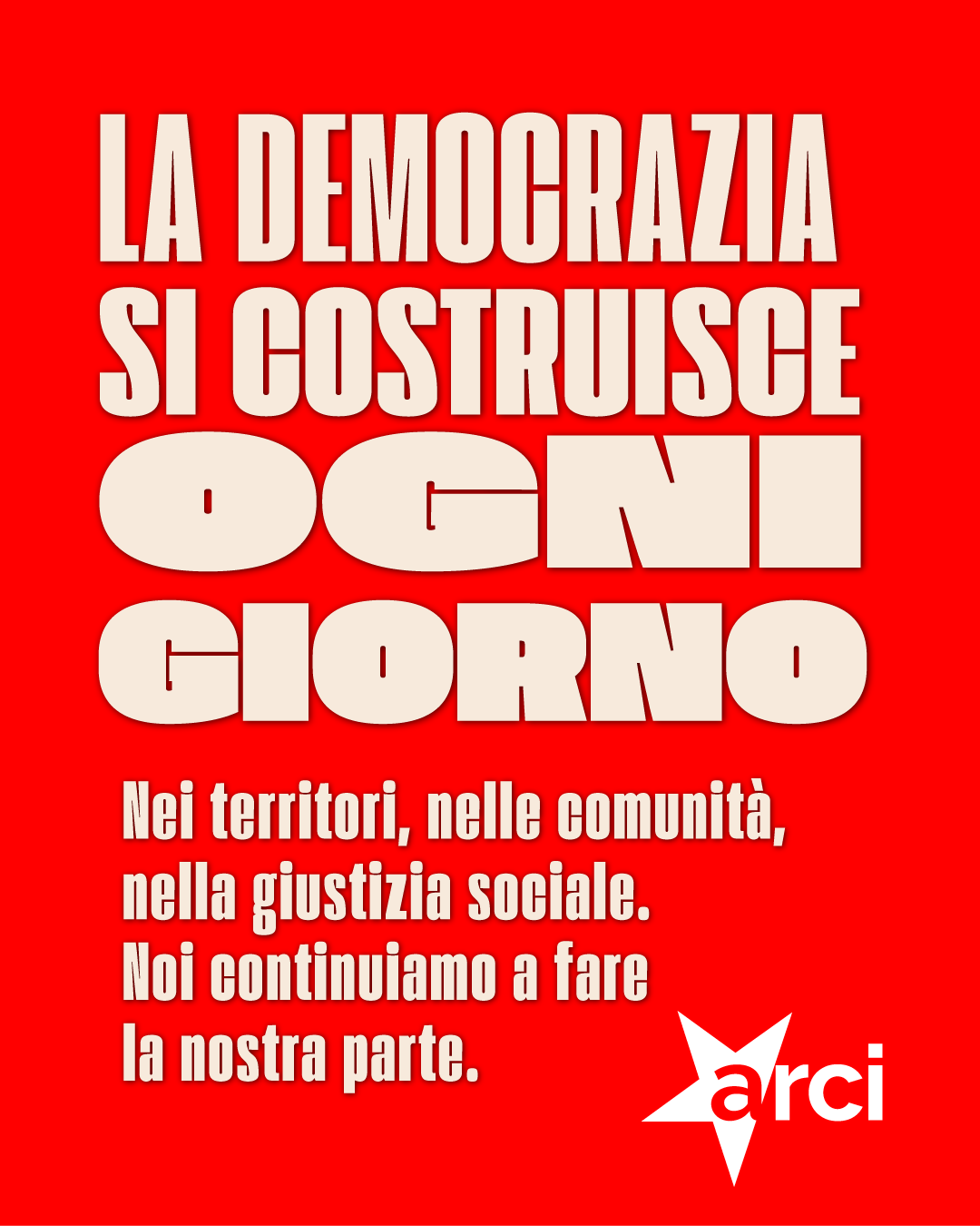 Una partecipazione che apre una fase nuova