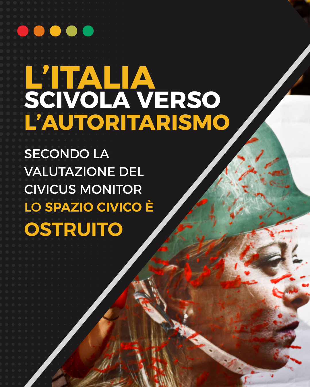 L’Italia come l’Ungheria di Orbán: secondo il rating di Civicus Monitor nel nostro Paese sono a rischio le libertà democratiche