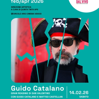 Spettacolo "Gran Reading di San Valentino" con Guido Catalano e Matteo Castellan