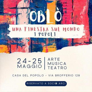 Oblò - una finestra sul mondo!