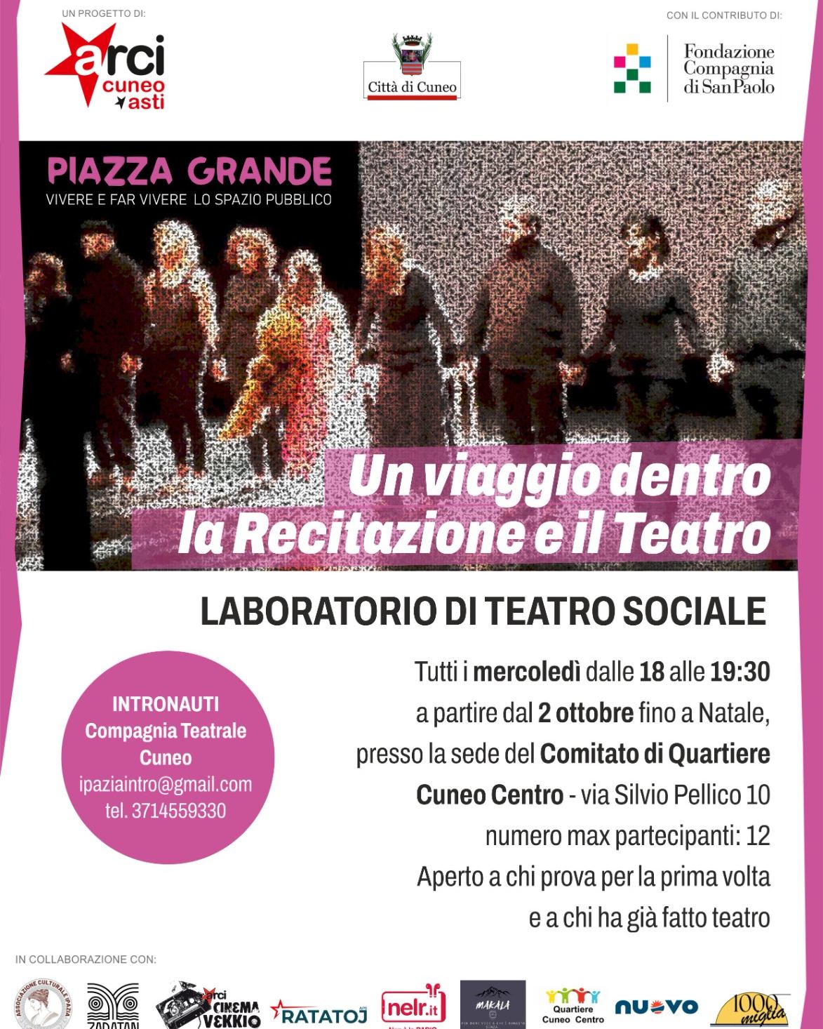 LABORATORIO DI TEATRO SOCIALE - Progetto "Piazza Grande"