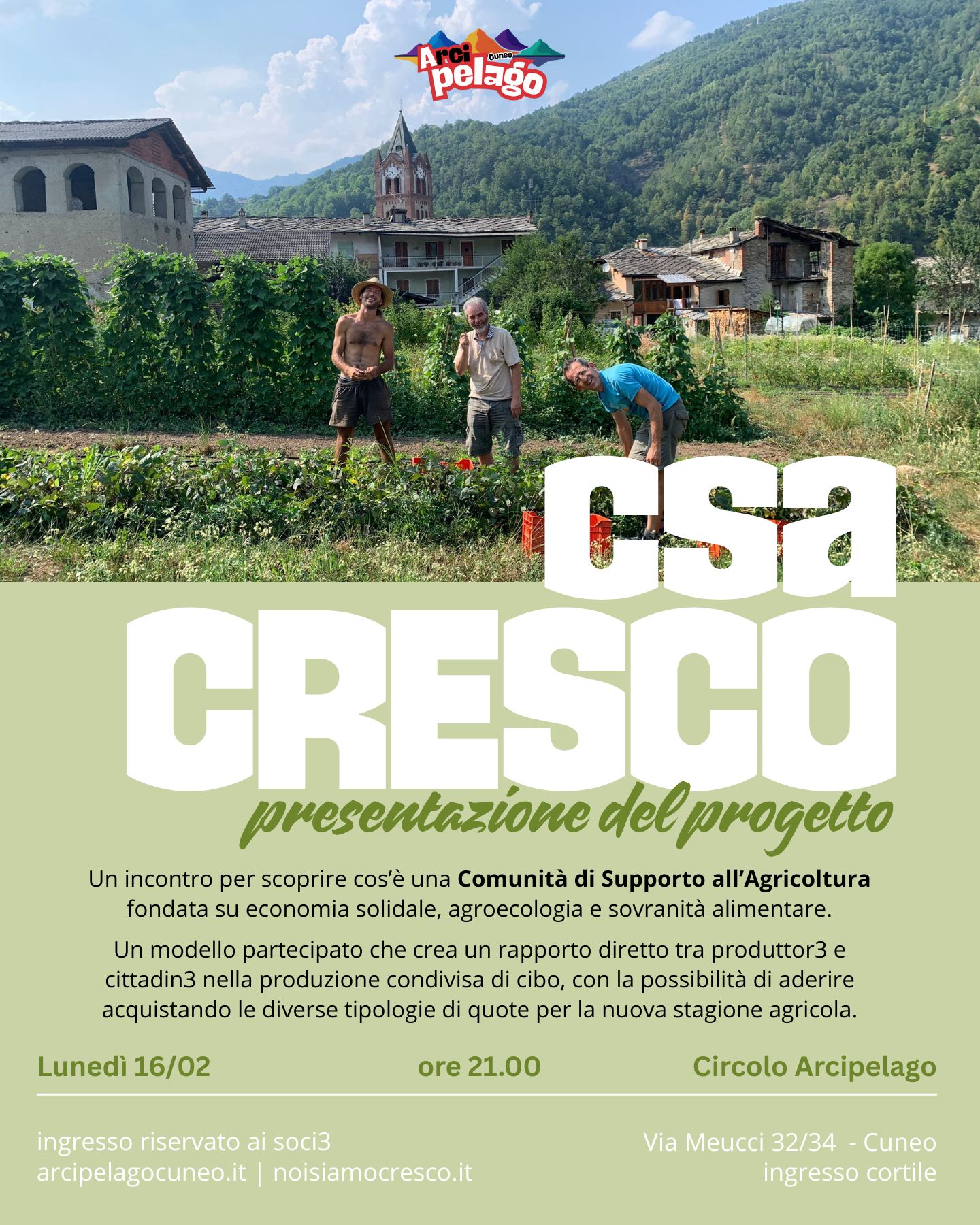 CSA CRESCO - presentazione del progetto