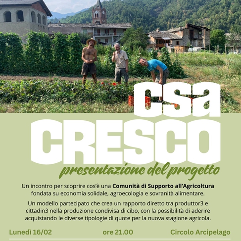 CSA CRESCO - presentazione del progetto