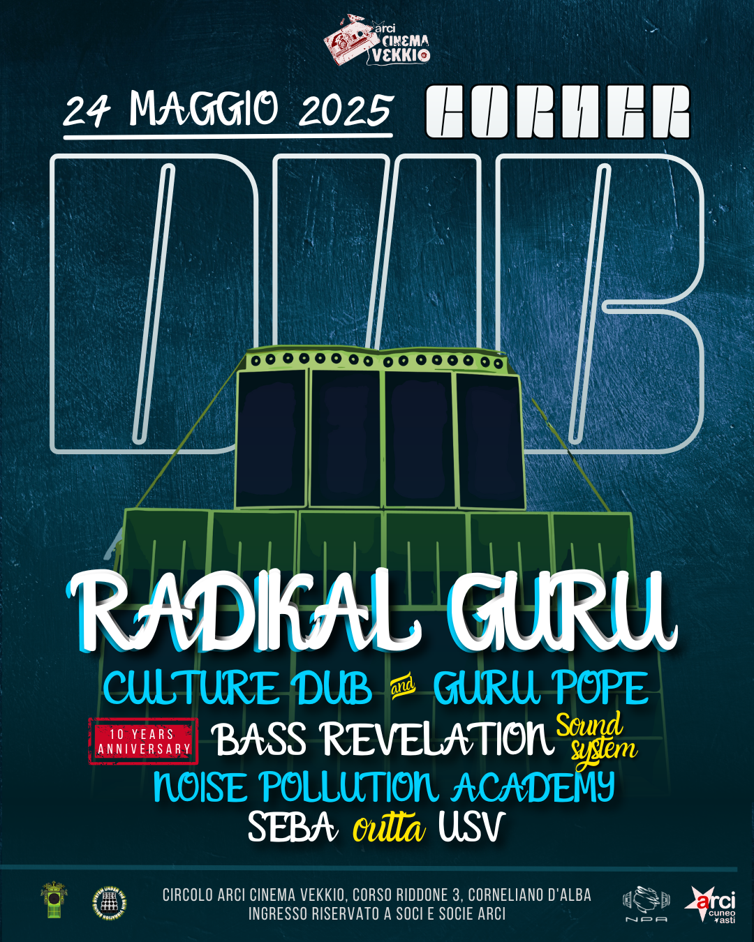 Corner Dub: Radikal Guru + Culture Dub ft. Guru Pope + Bass Revelation ft. NPA + USV