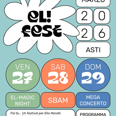 ELFEST — 27 / 28 / 29 Marzo · Asti