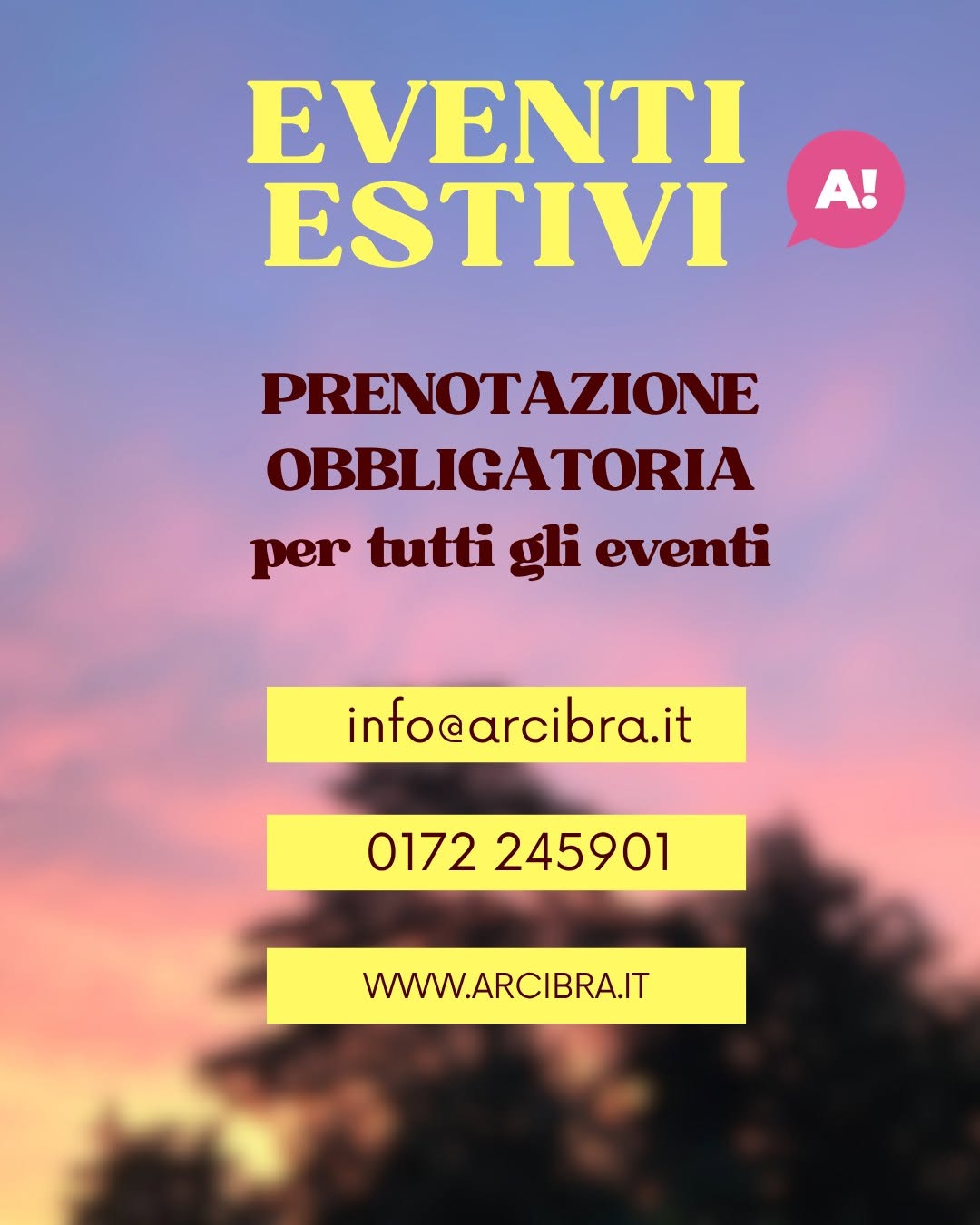 EVENTI ESTIVI ARCI BRA