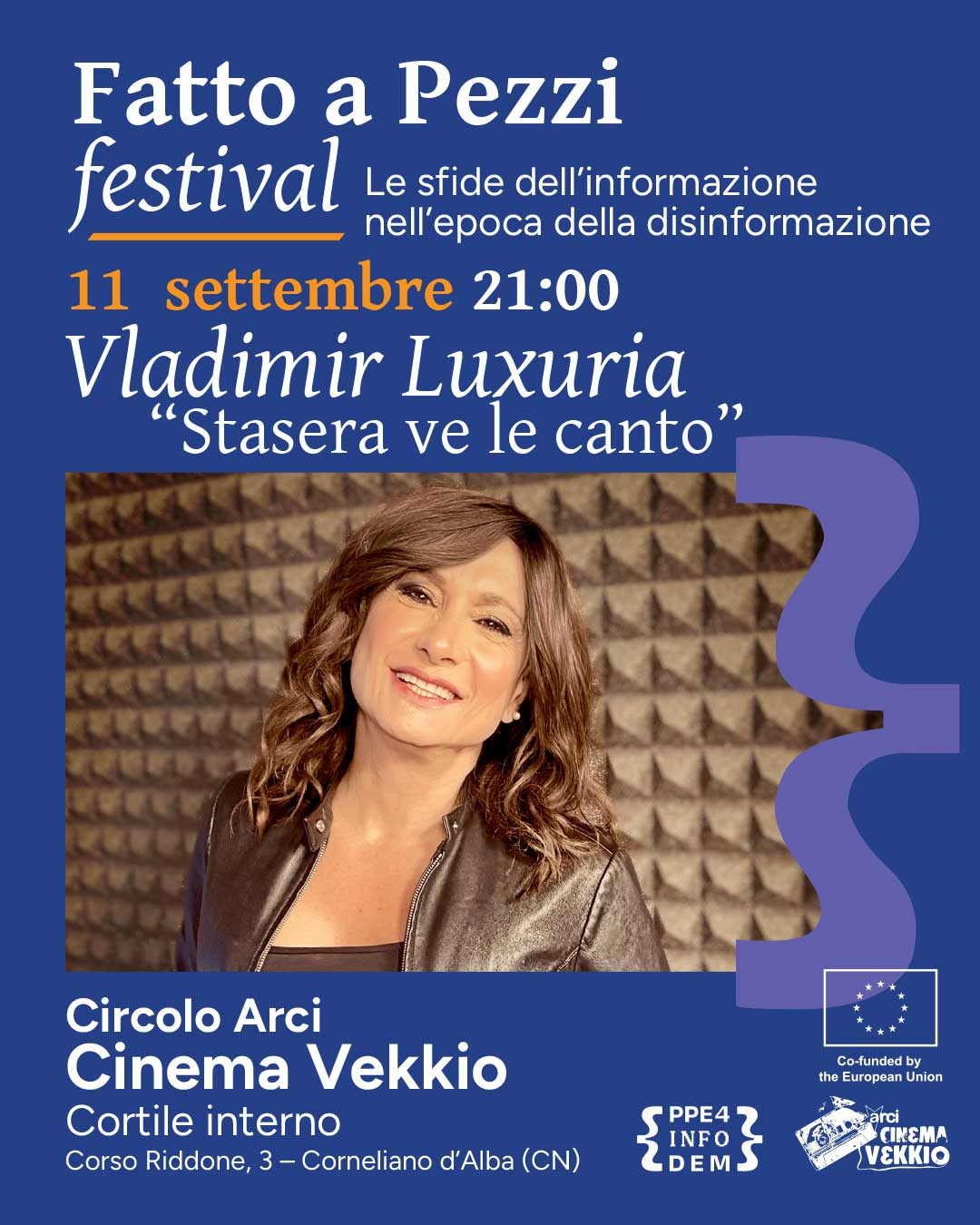 VLADIMIR LUXURIA - FATTO A PEZZI FESTIVAL