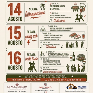 FESTA DELL'AMICIZIA "San Carlo" di Rocca D'Arazzo
