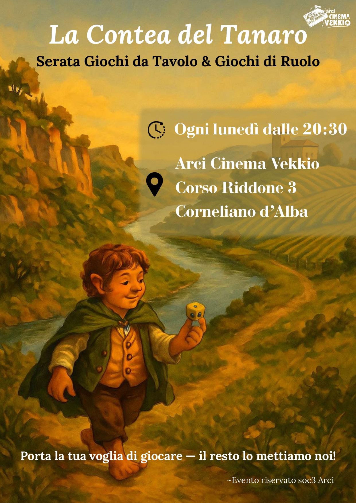 "La Contea del Tanaro" - Serata giochi da tavolo & giochi di ruolo