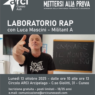 Laboratorio RAP con Luca Mascini (Militant A – Assalti Frontali)