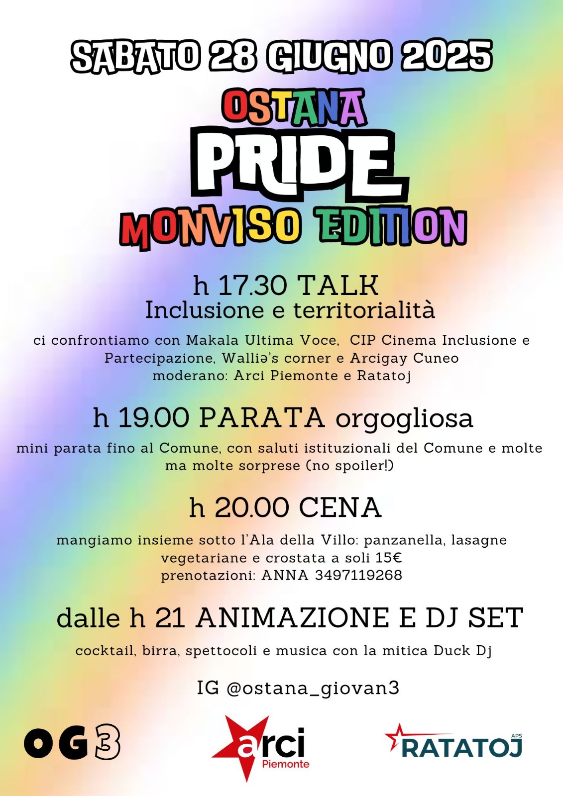 OSTANA PRIDE | MONVISO EDITION