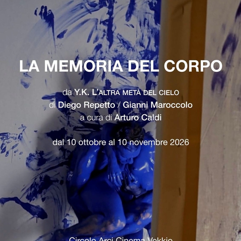 Mostra "LA MEMORIA DEL CORPO" di Diego Repetto | Dal 10 ottobre al Cinema Vekkio
