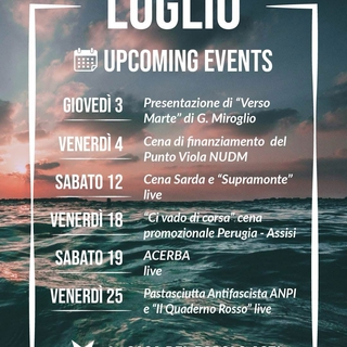 Eventi Luglio Casa del Popolo
