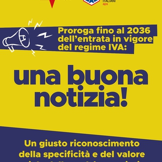 Proroga fino al 2036 per l’entrata in vigore dell’IVA: una buona notizia!