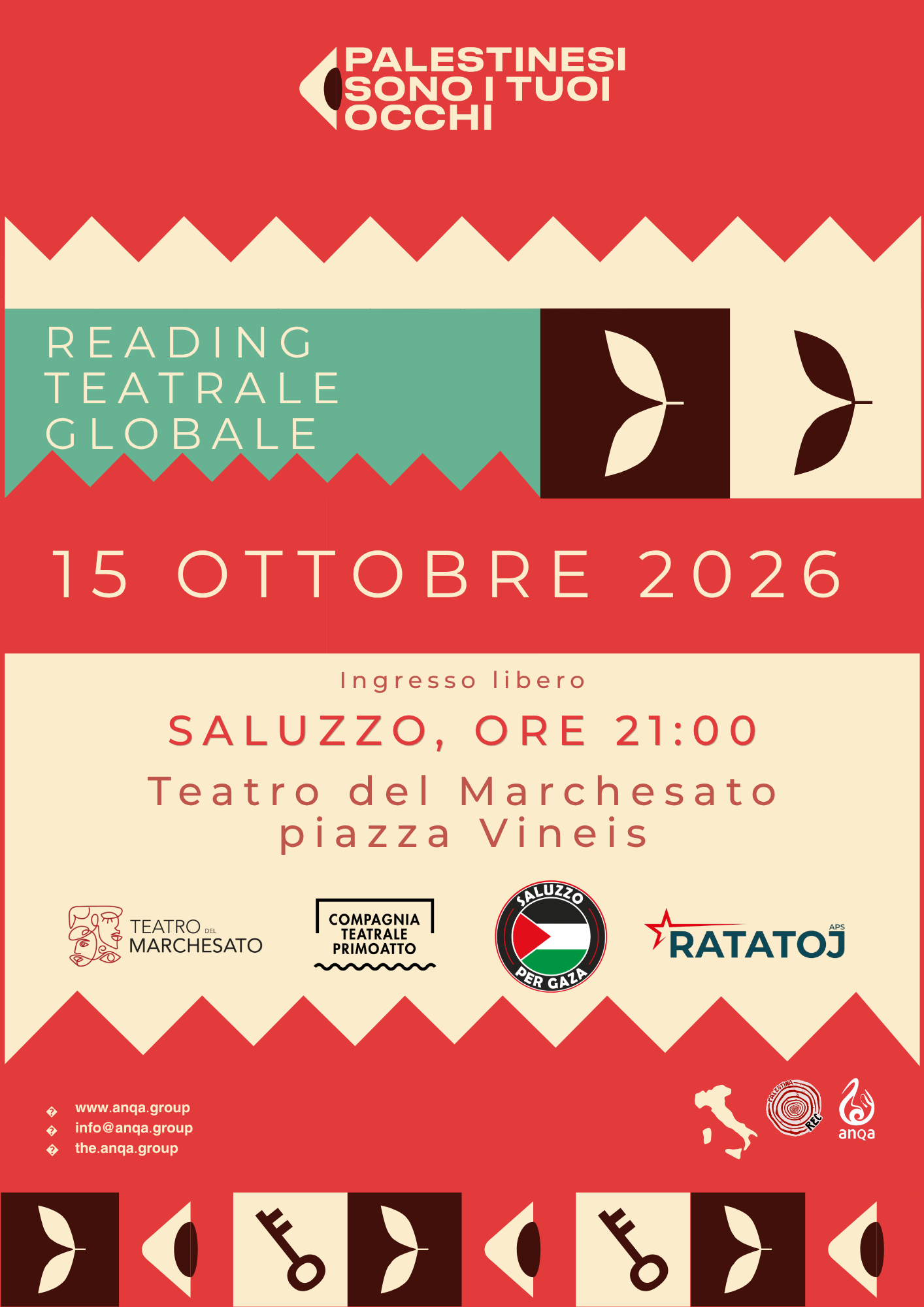 "Palestinesi sono i tuoi occhi", Saluzzo dà voce a Gaza