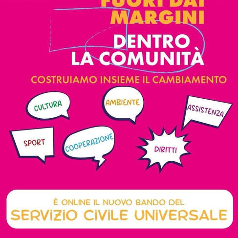 È online il bando 2026 di Servizio Civile Universale!!!