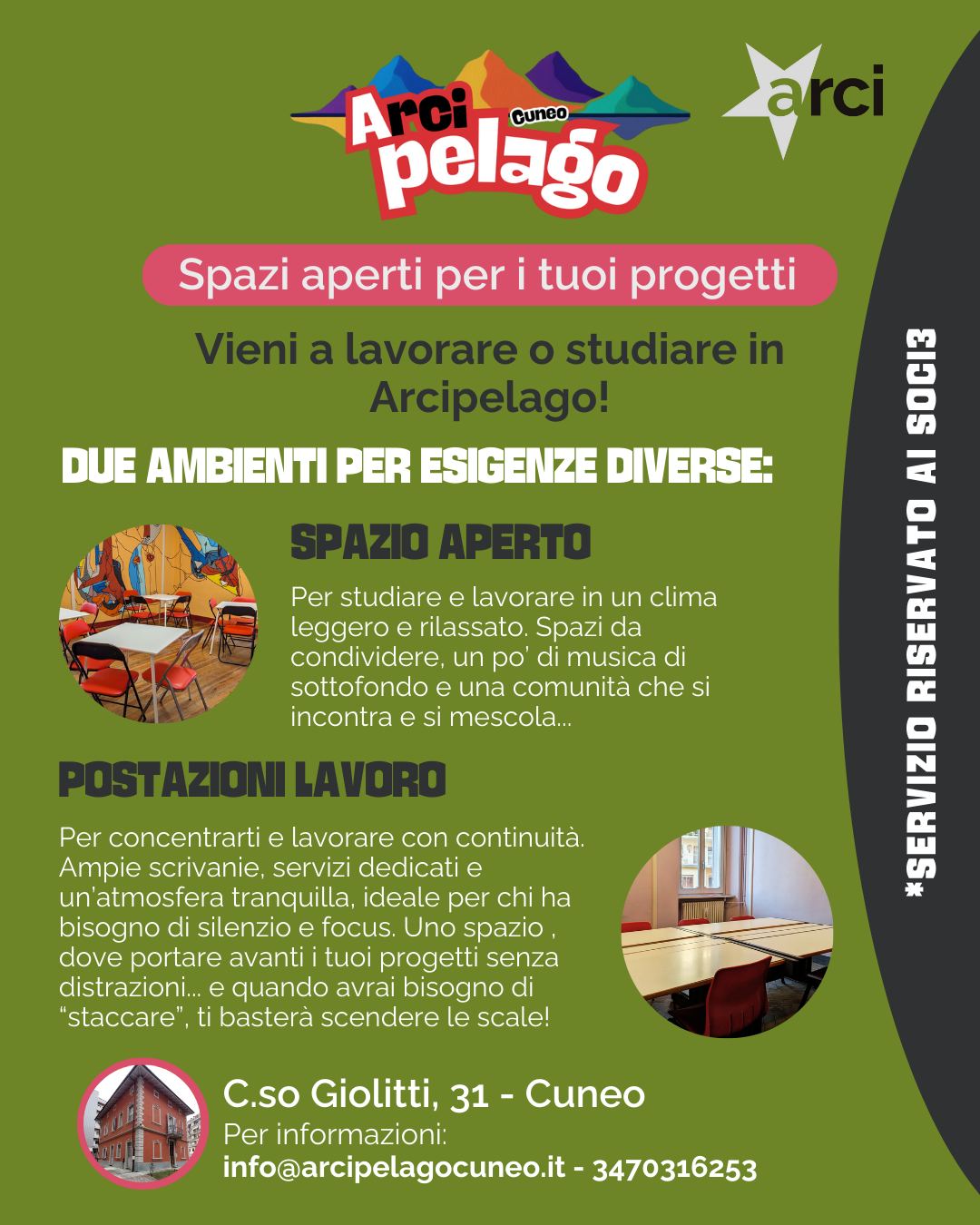 SPAZIO APERTO | POSTAZIONI LAVORO