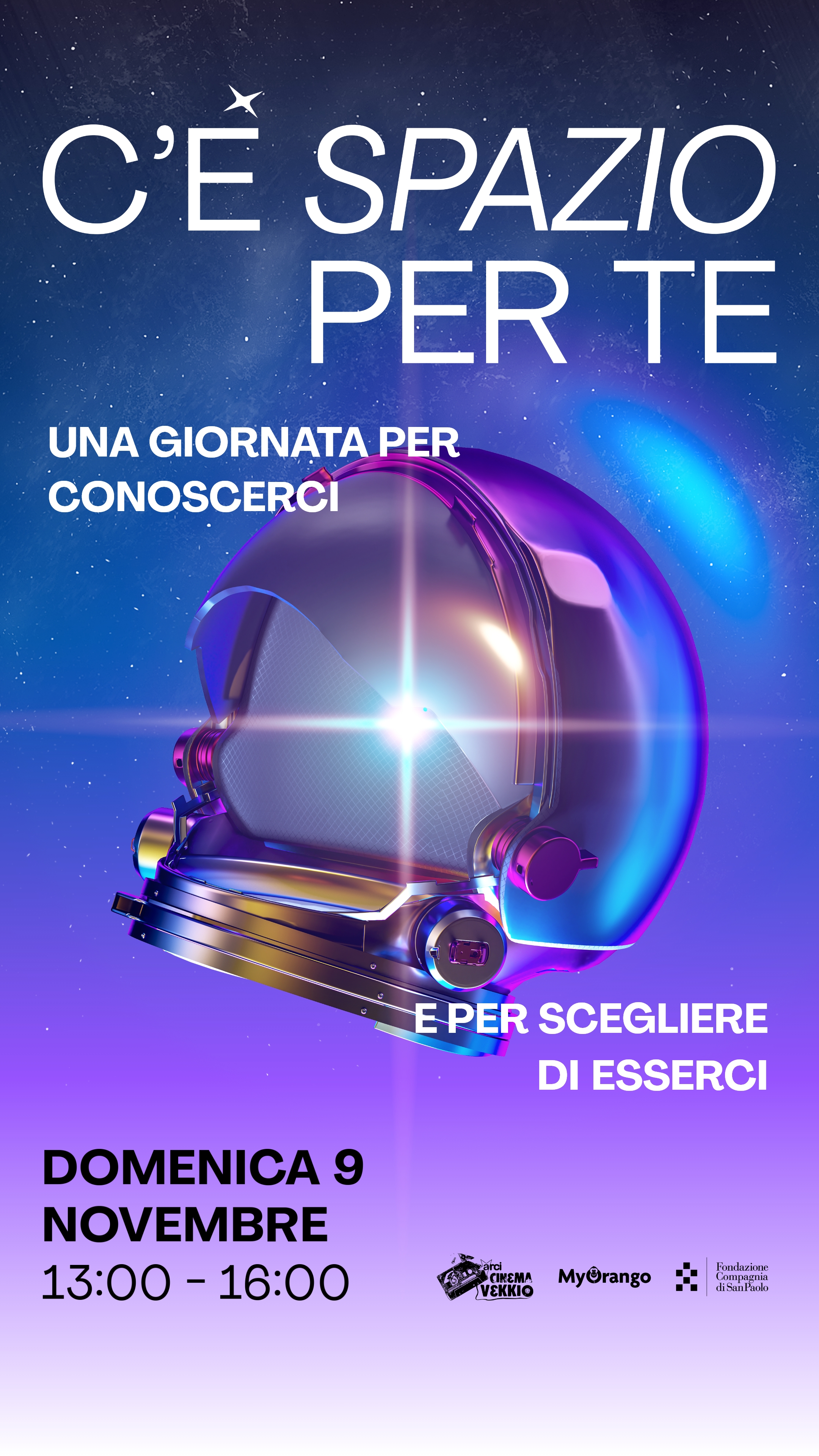 C'è SPAZIO per te ! Presentiamo le nostre attività, cerchiamo nuove energie